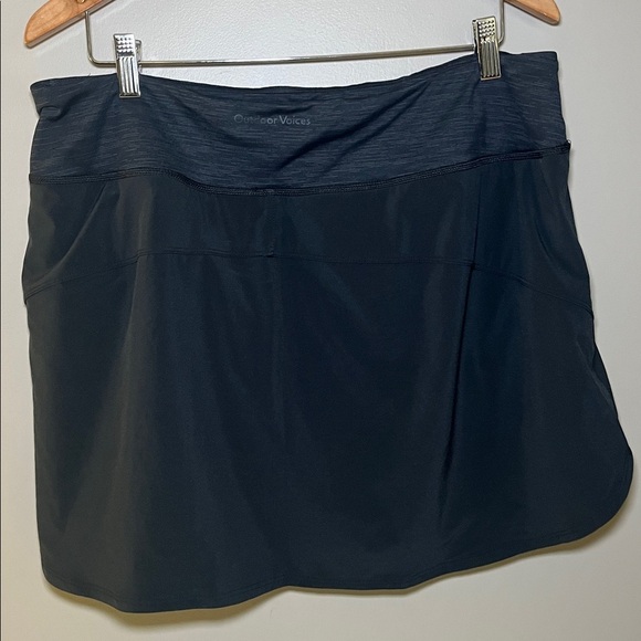 OUTDOOR VOICES Hudson Skort Pull-On Active Quick Dry Black 2XL - Picture 6 of 12